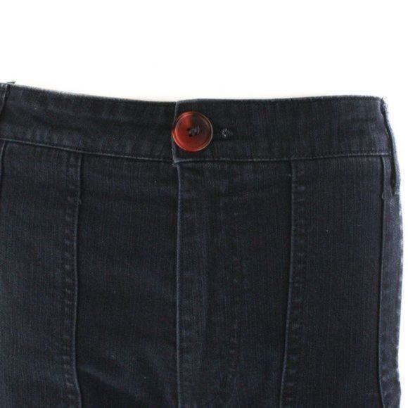 GREY ANT- Navy Cotton Wide Leg Pants Size 8 - Picture 5 of 9